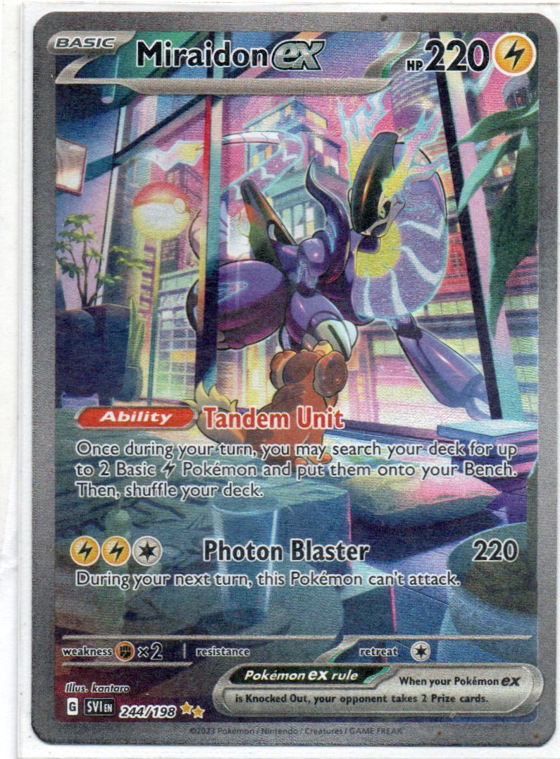 Miraidon ex 244 Special Illustration Ingles