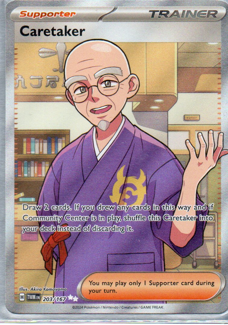 Caretaker 203 Ultra rare Ingles