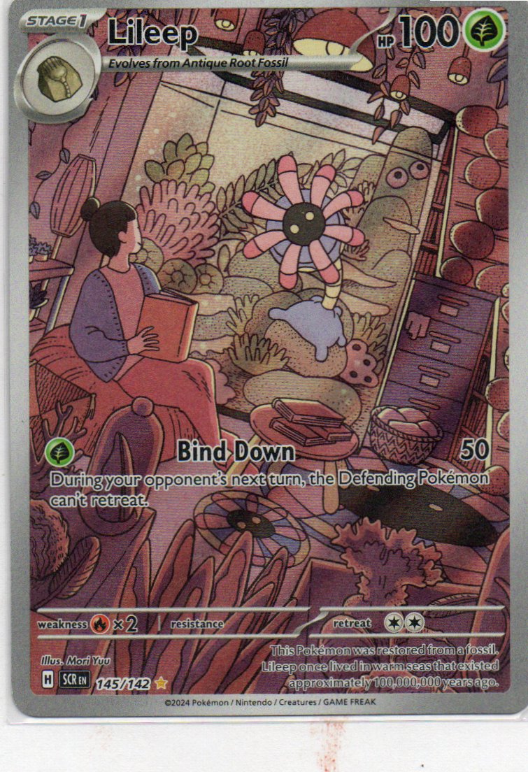 Lileep 145 Illustration rare Ingles