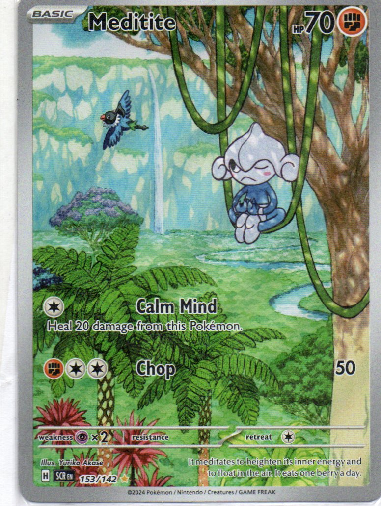 Meditite 153 Illustration rare Ingles