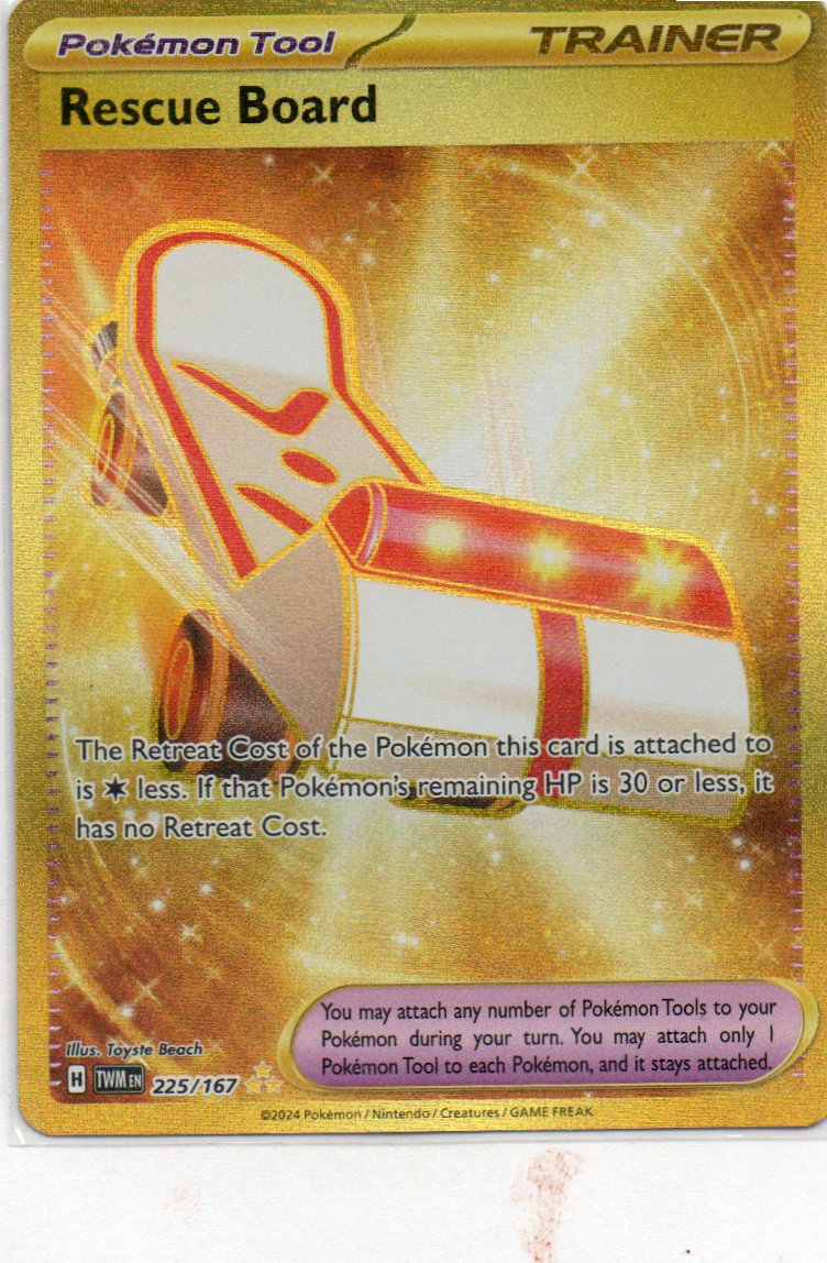 Rescue Board 225 Hyper rare Ingles