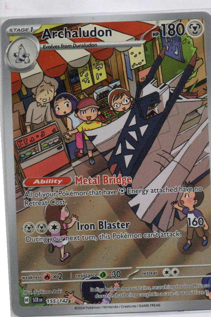 Archaludon 155 Illustration rare Ingles