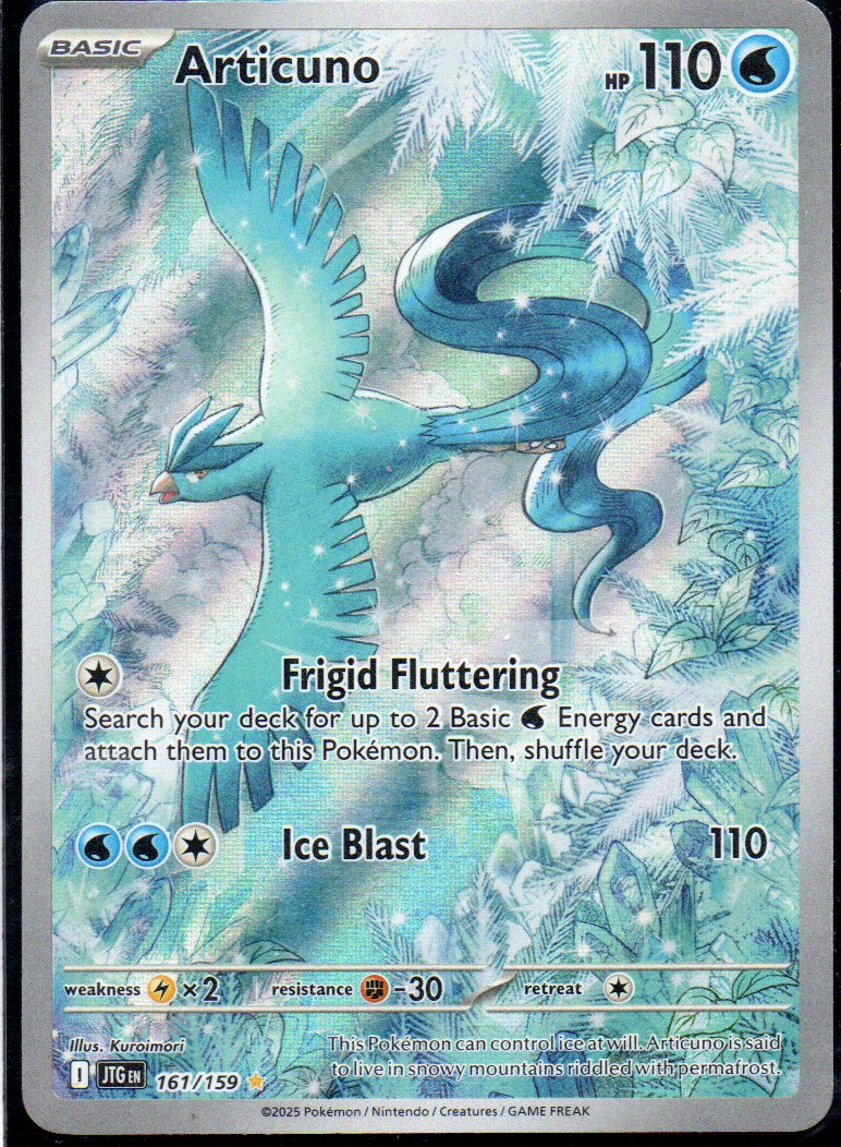 Articuno 161 Illustration rare Ingles
