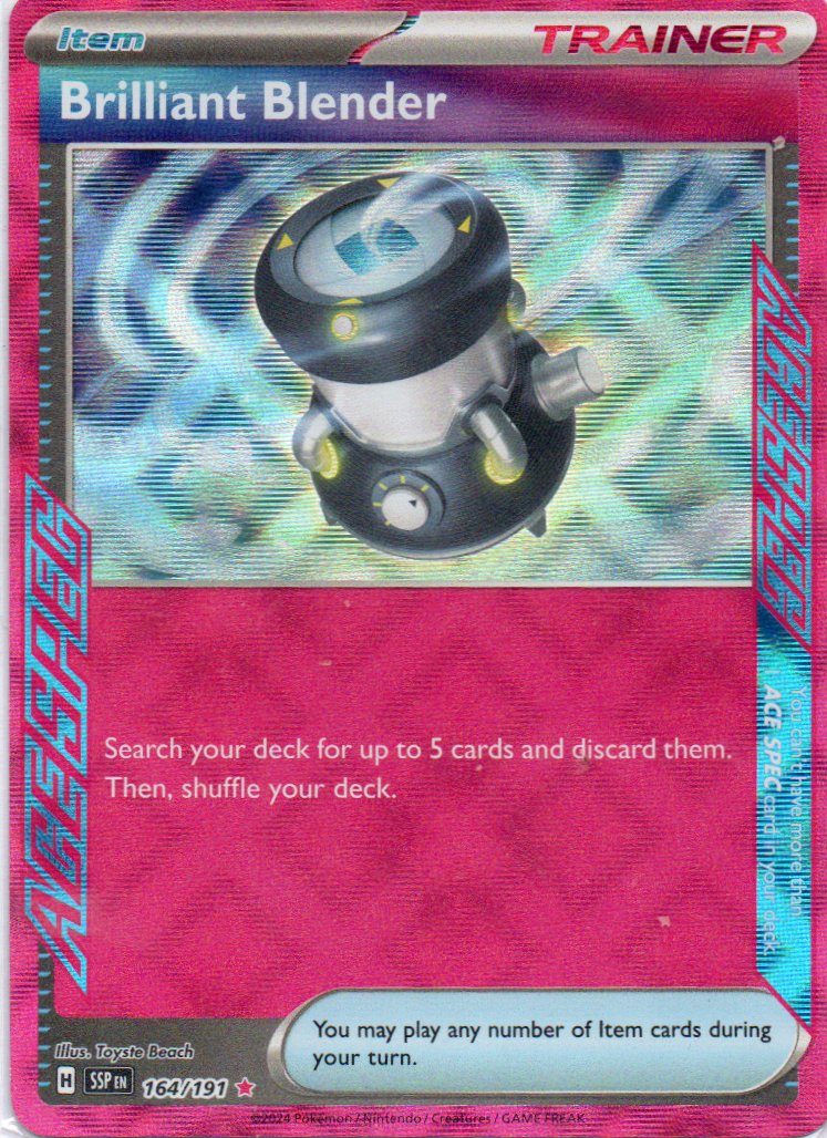 Brillant Blender 164 Ace Spec Rare Ingles