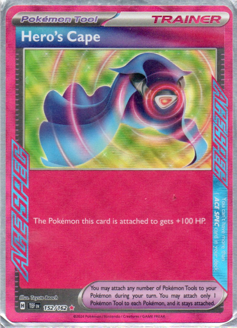 Hero´s Cape 152 Ace Spec Rare Ingles