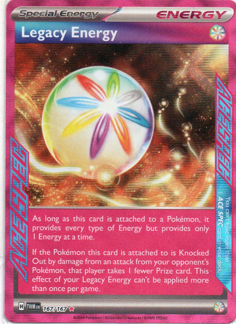 Legacy Energy 167 Ace Spec Rare Ingles