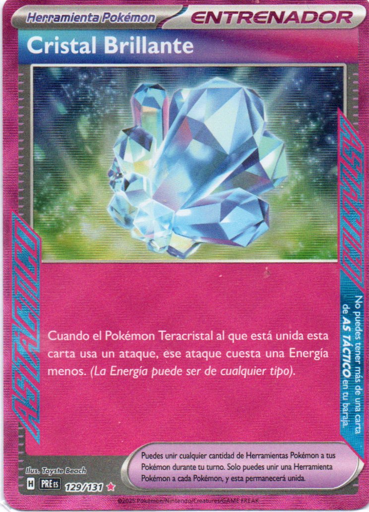 Cristal Brillante 129 Ace Spec Rare Español