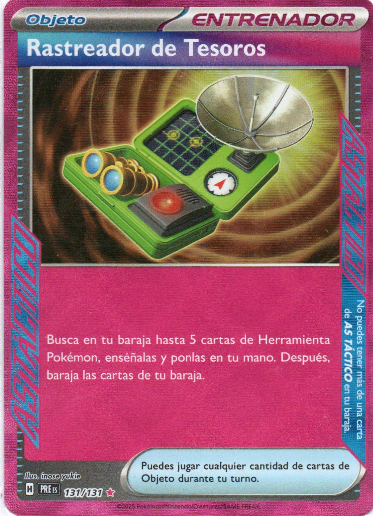 Rastreador de Tesoros 131 Ace Spec Rare Español