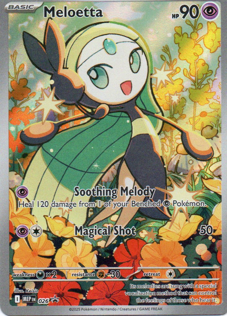 Meloetta 26 Promo Ingles