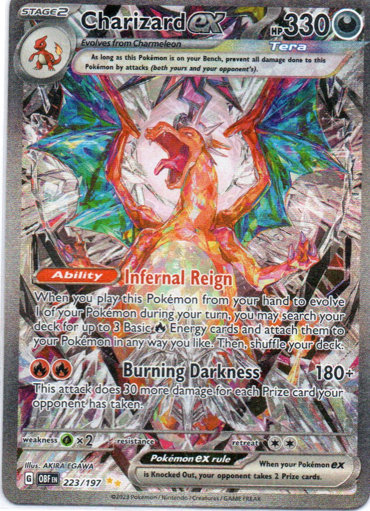 Charizard ex 223 Special Illustration Ingles