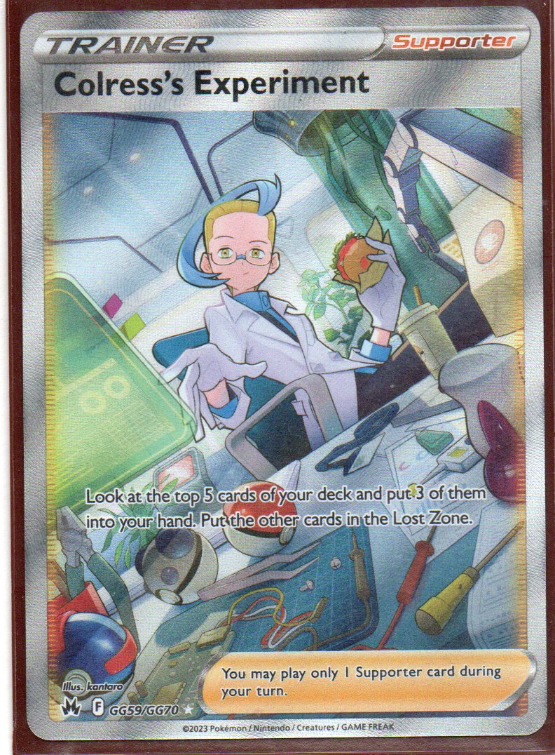 Colress´s Experiment GG59 ultra rare Ingles