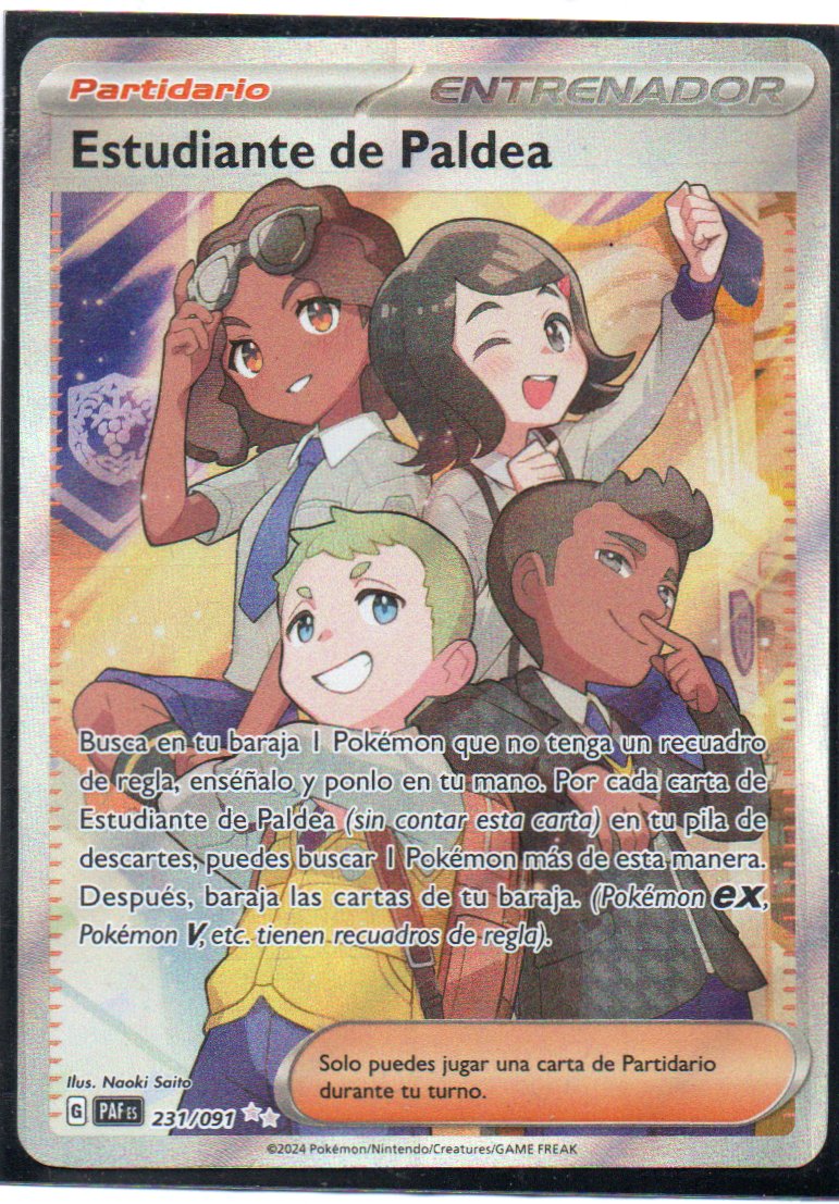 Estudiante de Paldea 231 ultra rare Español