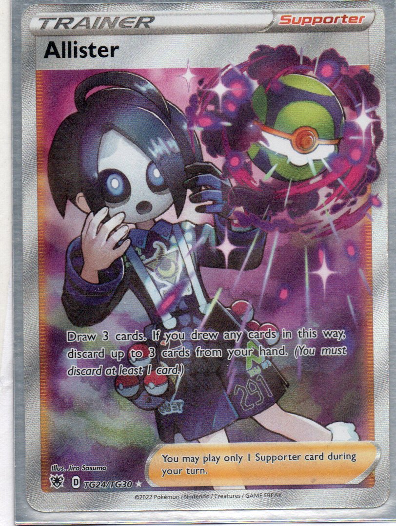 Allister TG24 ultra rare Ingles