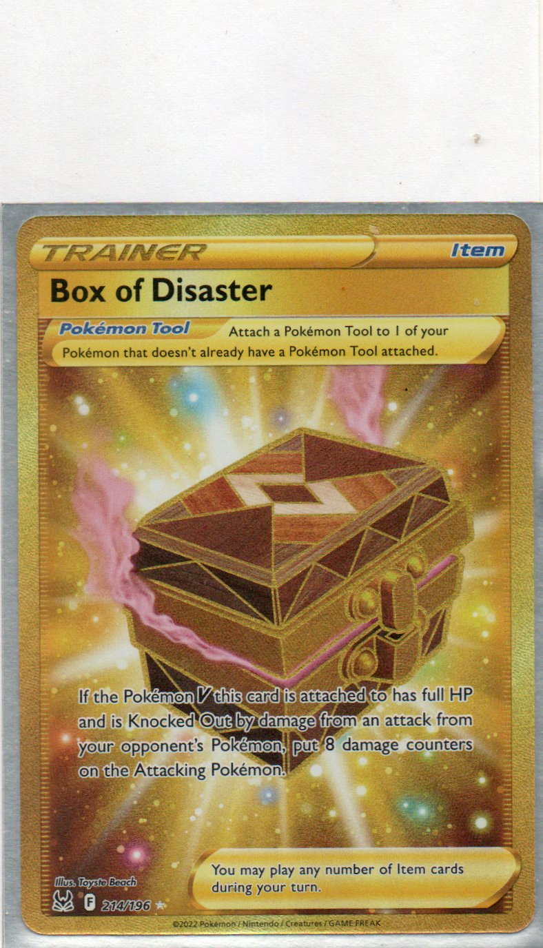 Box of Disaster 214 Secret rare ingles