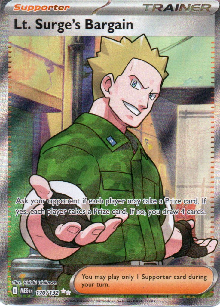 Lt. Surge´s Bargain 170 Ultra rare Ingles