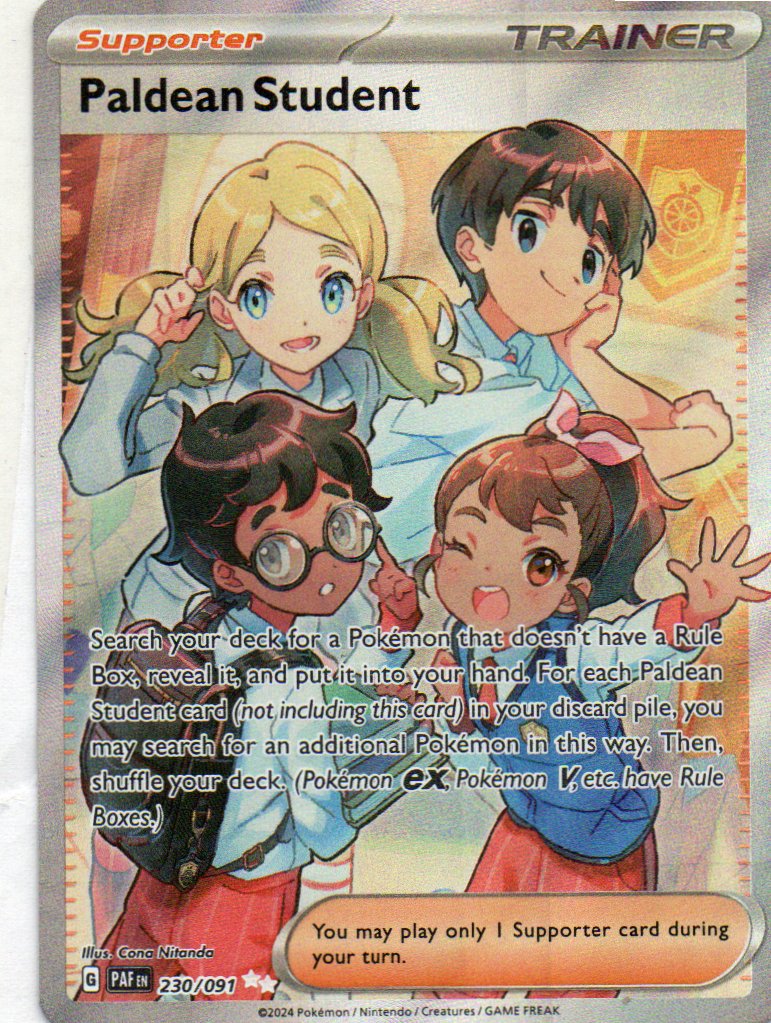 Paldean Student 230 Ultra rare Ingles