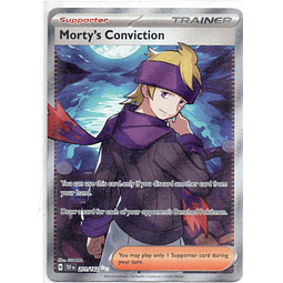 Morty´s Conviction 201 Ultra rare Ingles
