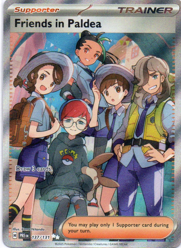 Friends in Paldea 137 Ultra rare Ingles