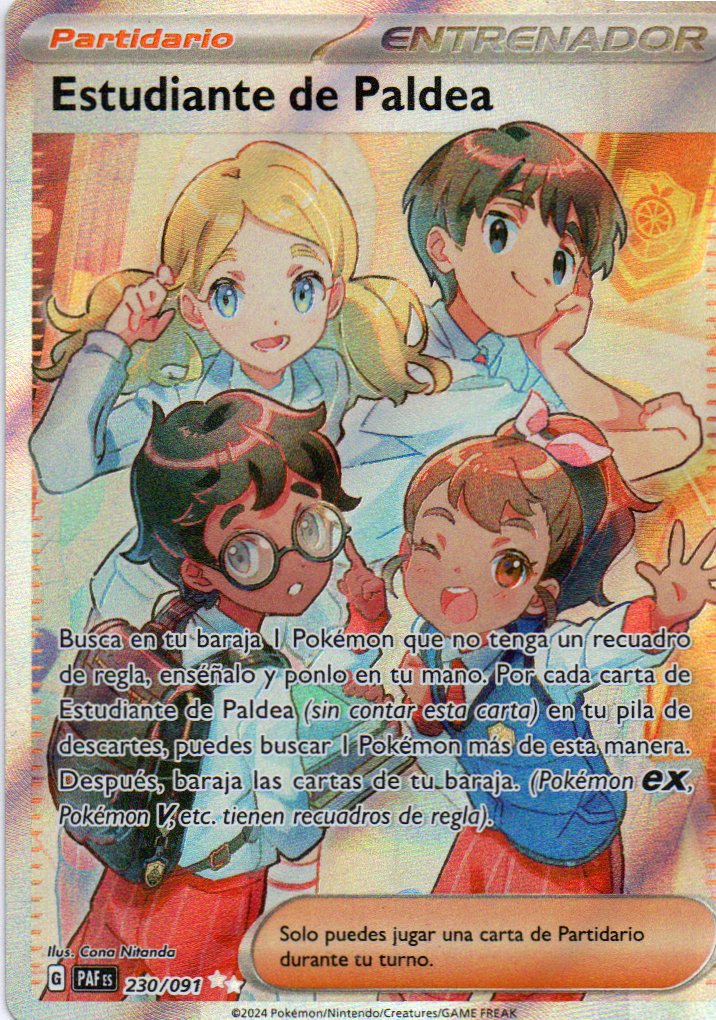 Estudiante de Paldea 230 Ultra rare Español