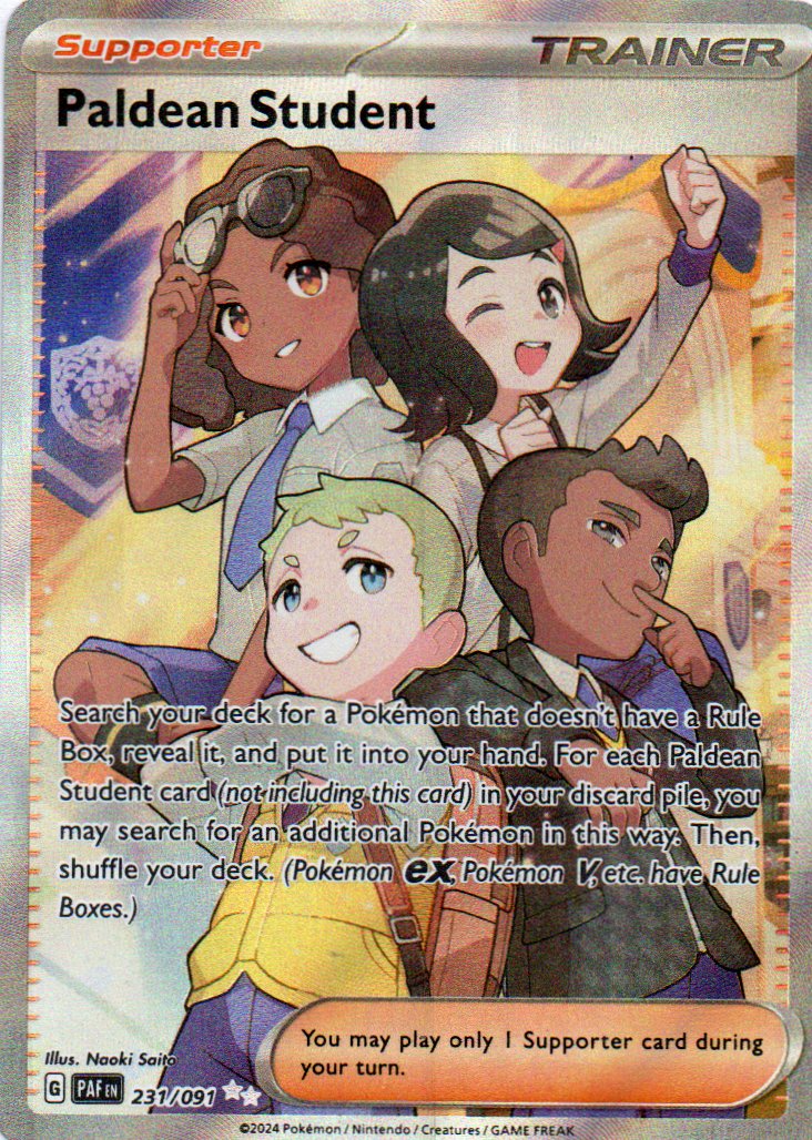 Paldean Student 231 Ultra rare Ingles