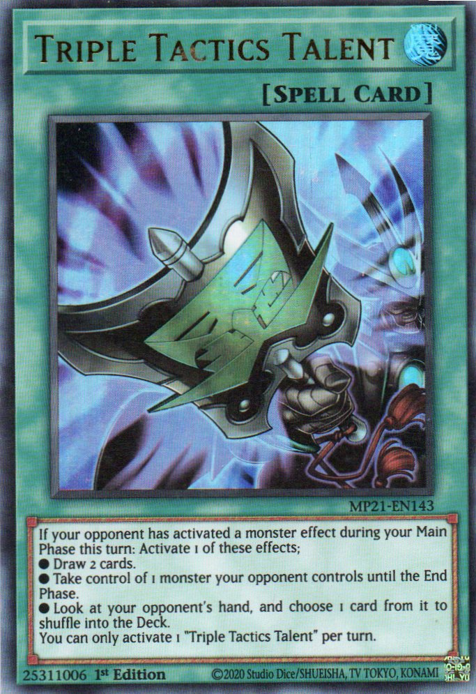 Triple Tactics Talent  MP21-EN143 Ultra rare