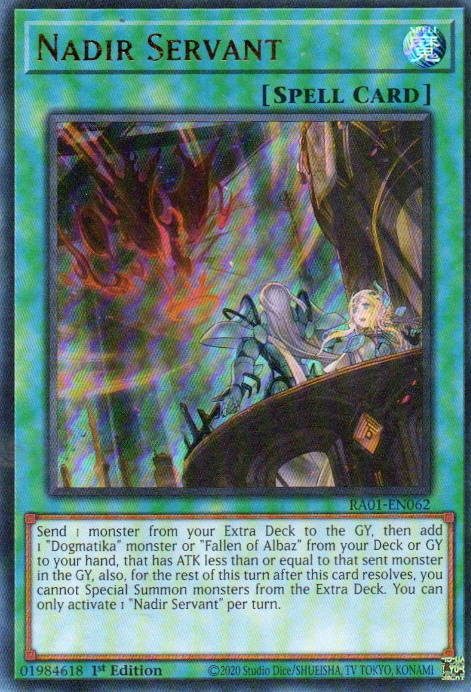 Nadir Servant  RA01-EN062 Ultra rare