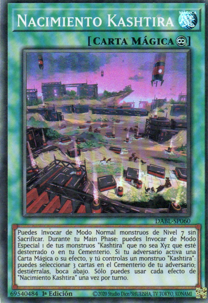 Nacimiento Kashtira  DABL-SP060 Super rare