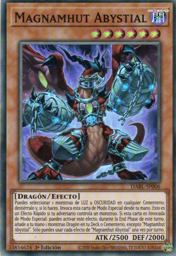 Magnamhut Abystial  DABL-SP006 Super rare
