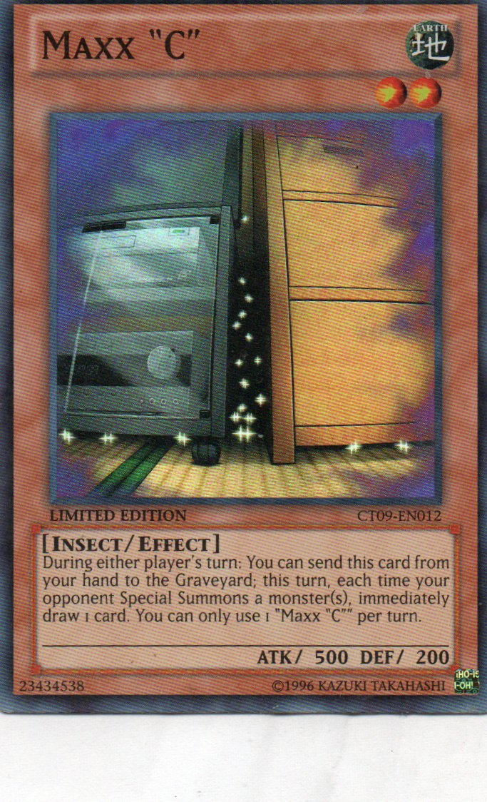 Maxx "C"  CT09-EN012 Super rare