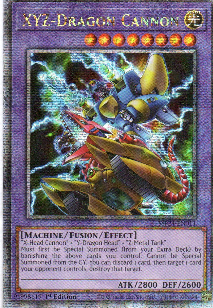 XYZ-Dragon Cannon  MP24-EN011 Quarter rare