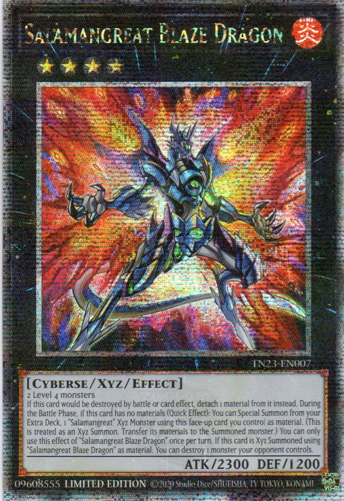 Salamangreat Blaze Dragon  TN23-EN007 Quarter rare