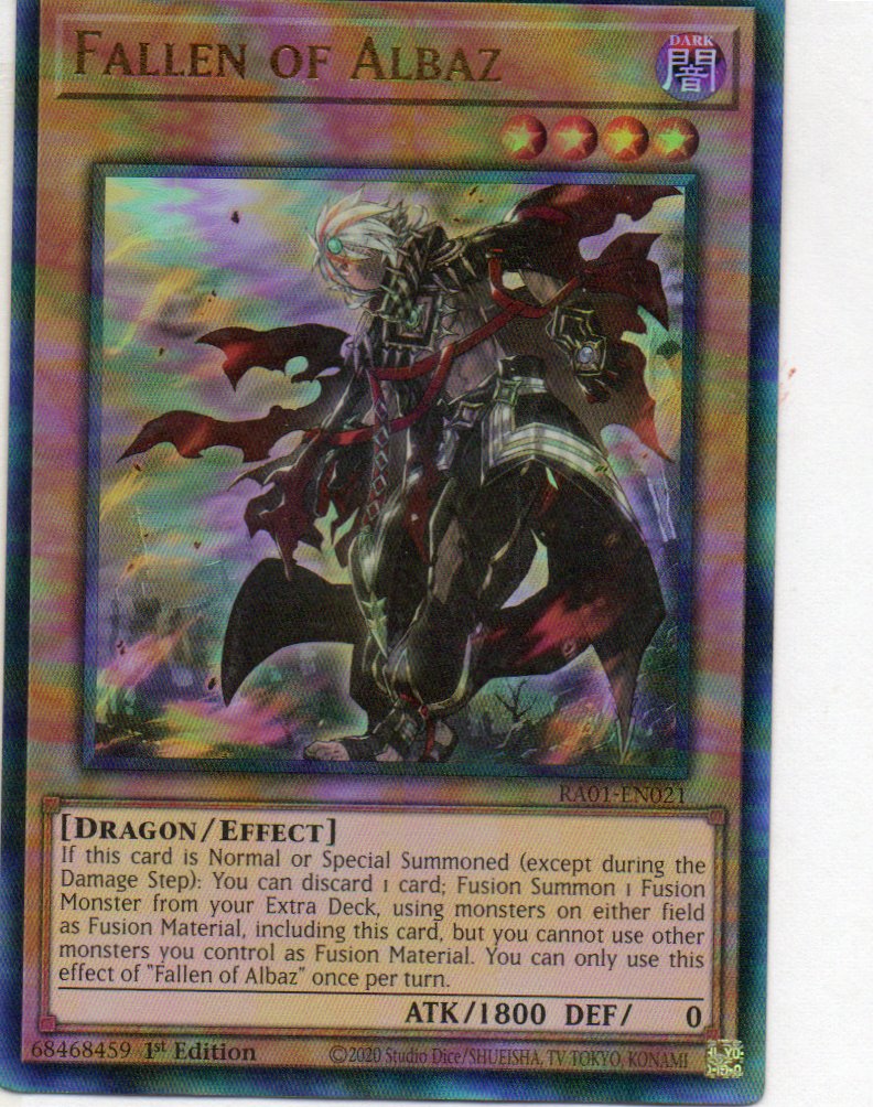 Fallen of Albaz  RA01-EN021 Ultimate rare