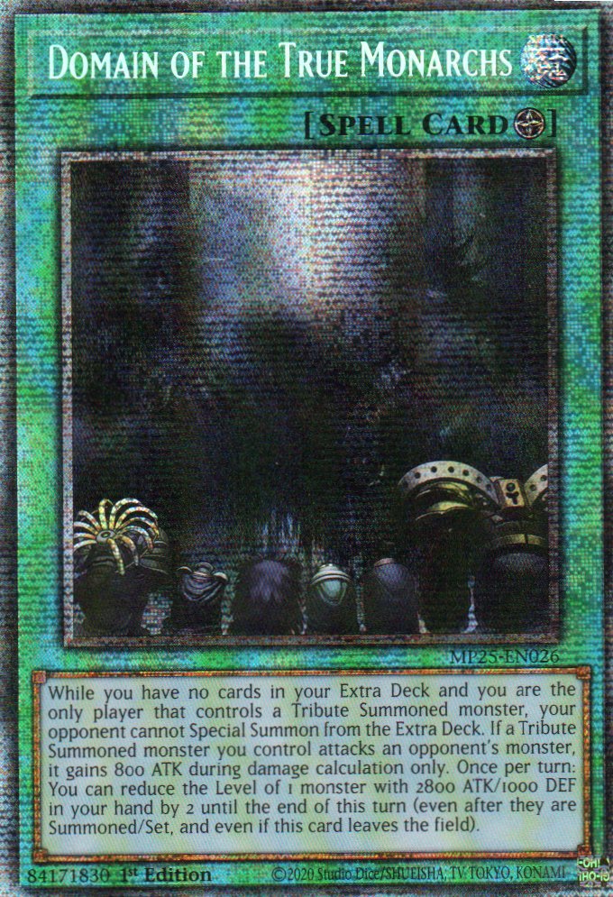 Domain of the True Monarchs  MP25-EN026 Starlight rare