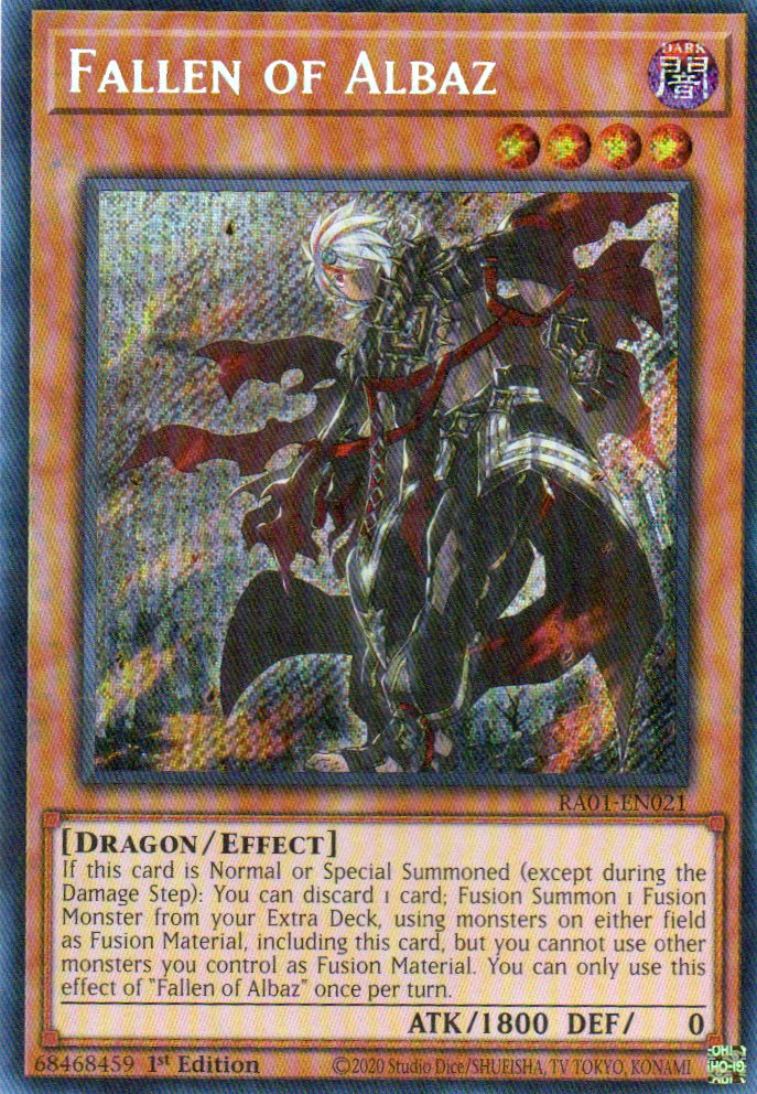Fallen of Albaz  RA01-EN021 Secret rare