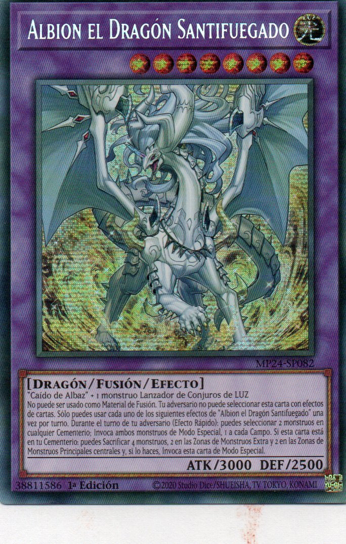 Albion el Dragon Santifuegado  MP24-SP082 Secret rare