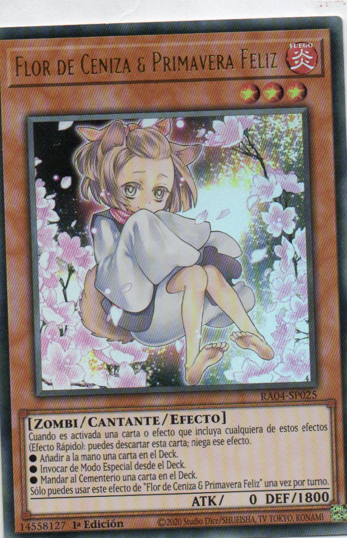 Flor de Ceniza & Primavera Feliz  RA04-SP025 Ultra rare