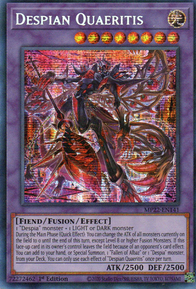 Despian Quaeritis  MP22-EN141 Secret rare