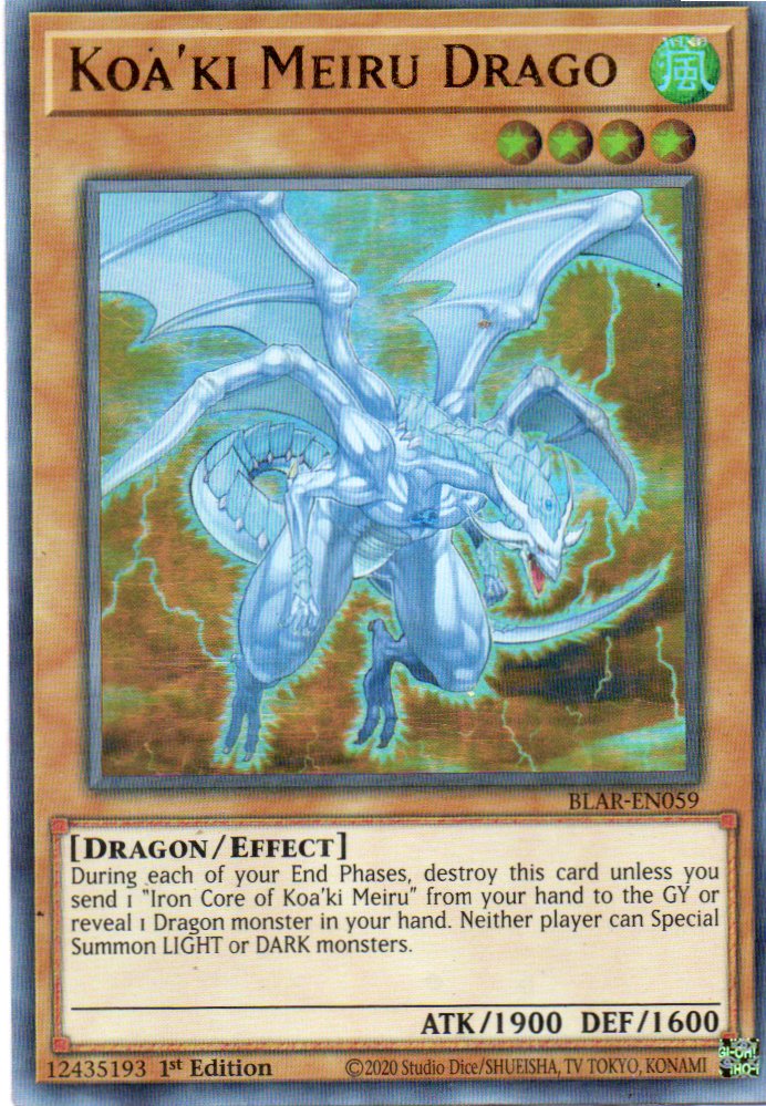 Koa´ki Meiru Drago  BLAR-EN059 Ultra rare