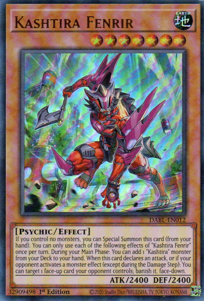 Kashtira Fenrir  DABL-EN012 Ultra rare