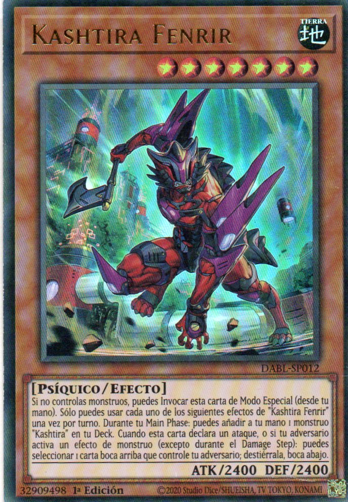 Kashtira Fenrir  DABL-SP012 Ultra rare