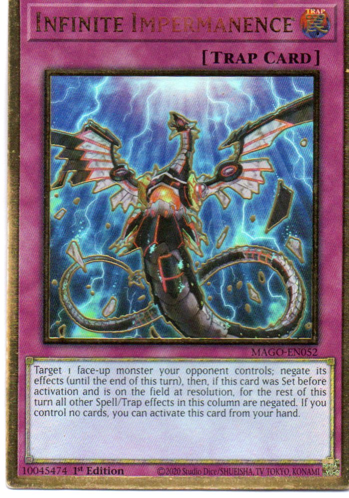 Infinite Impermanence MAGO-EN052 Gold rare
