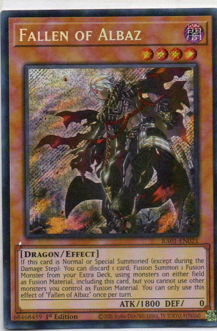 Fallen of Albaz RA01-EN021 Secret rare
