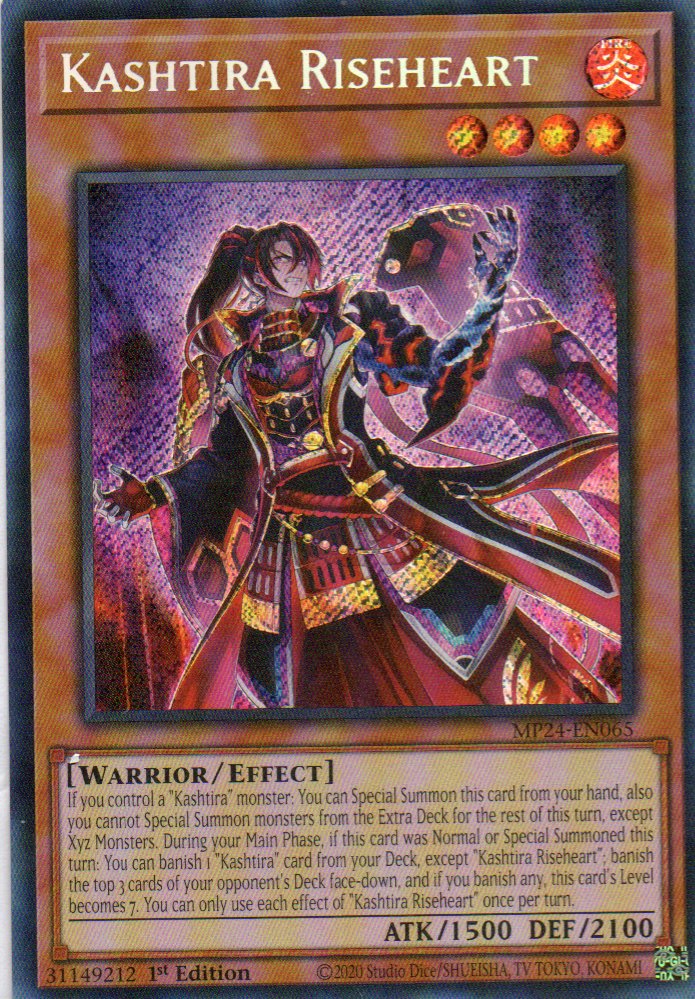 Kashtira Riseheart MP24-EN065 Secret rare