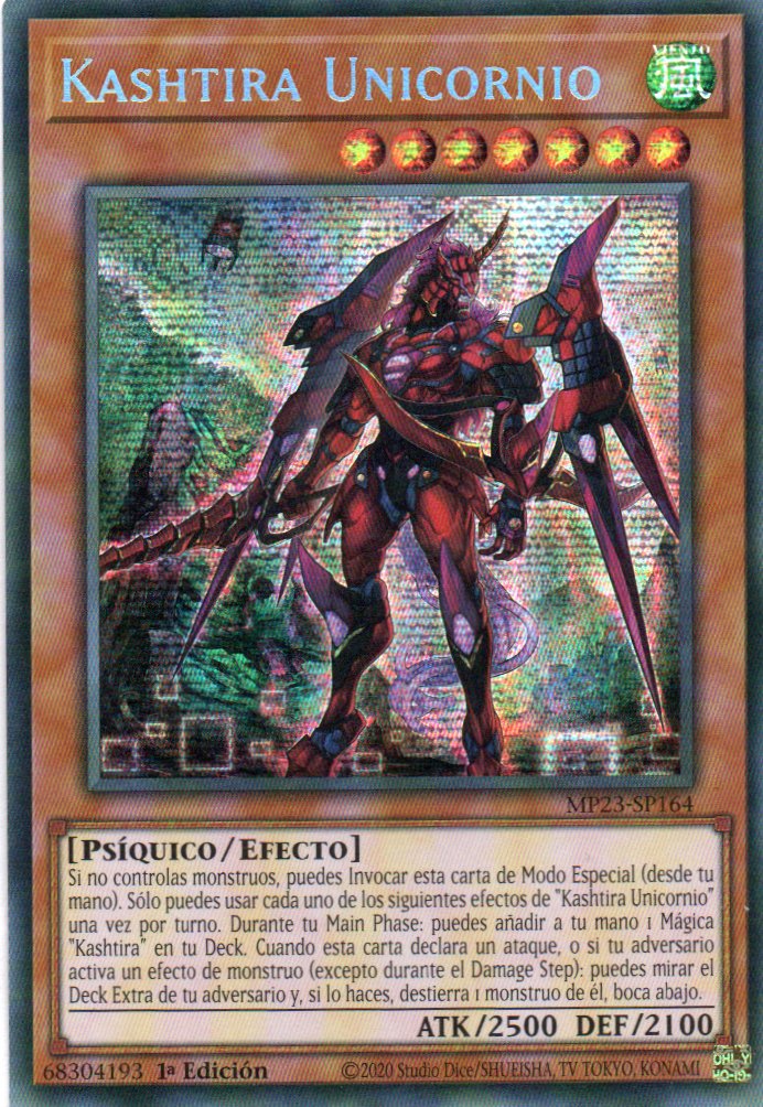 Kashtira Unicornio MP23-SP164 Secret rare