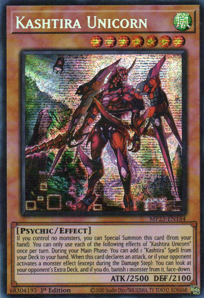 Kashtira Unicorn MP23-EN164 Secret rare