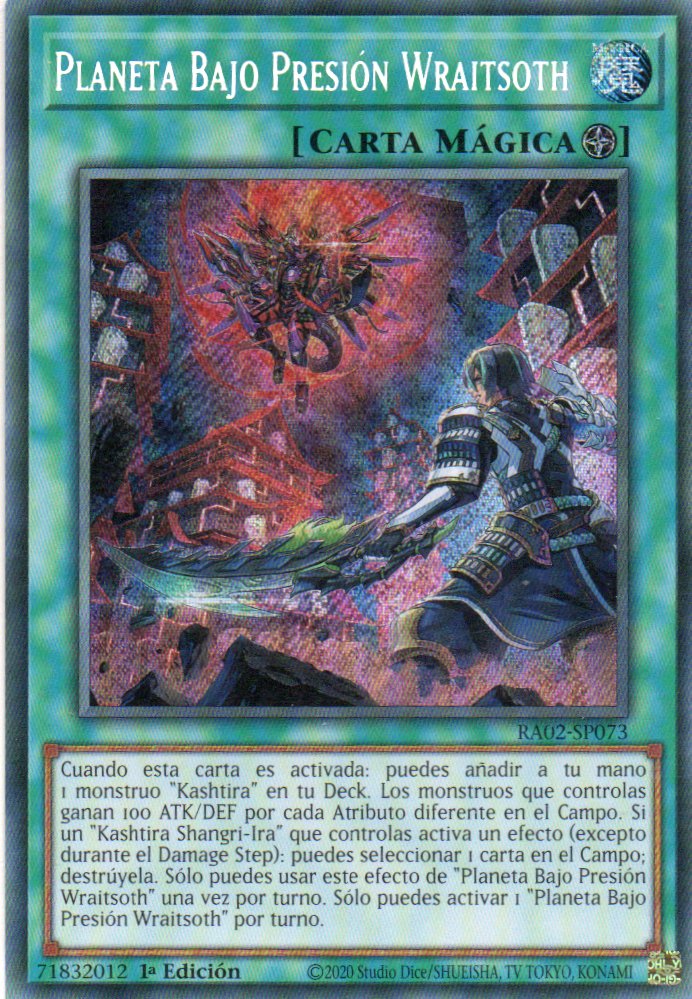Planeta Bajo Presion Wraitsoth RA02-SP073 Secret rare