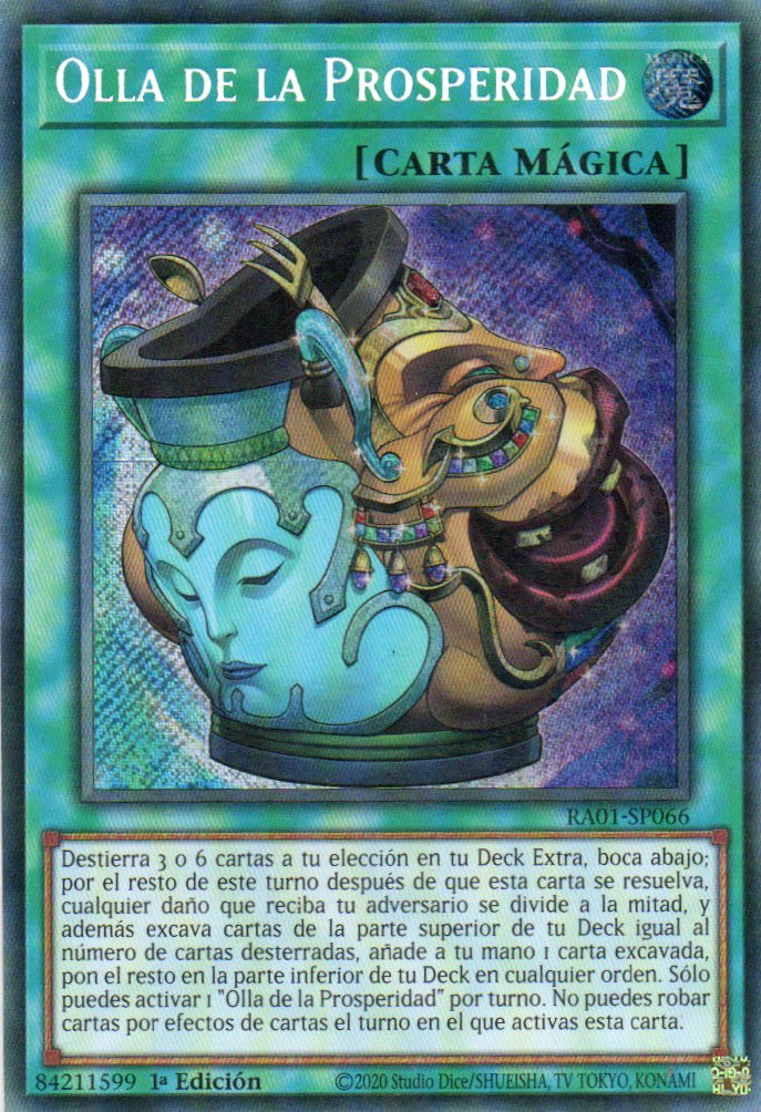 Olla de la Prosperidad RA01-SP066 Secret rare