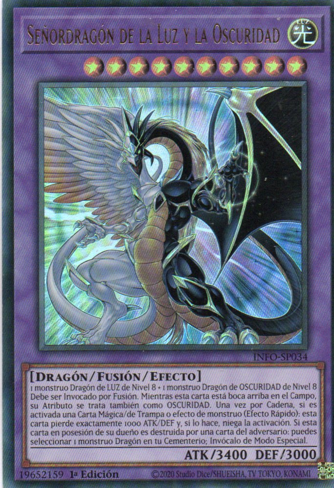 Señor Dragon de la Luz y la Oscuridad INFO-SP034 Ultra rare