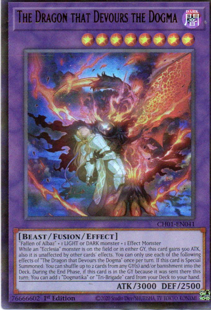 The Dragon that Devours the Dogma CH01-EN041 Ultra rare