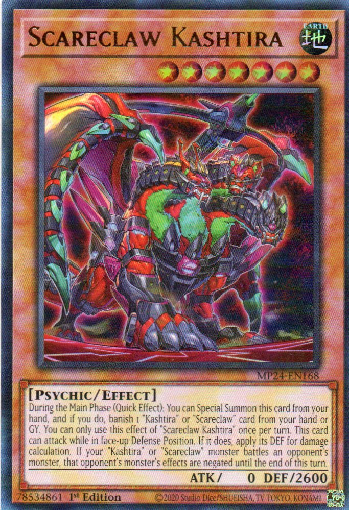 Scareclaw Kashtira MP24-EN168 Ultra rare